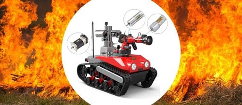 Latest company case about SXEGL Motors Power the New Generation of Firefighting Robots