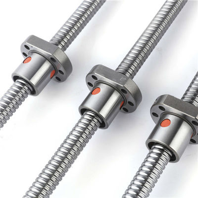 Heavy Load Rolled Ball Screw Efficient 10mm Ball Screw Food Grade Lubrication