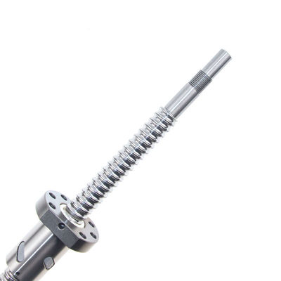 10mm - 160mm Linear Motion Ball Screw High Rigidity Double Nut Ball Screw