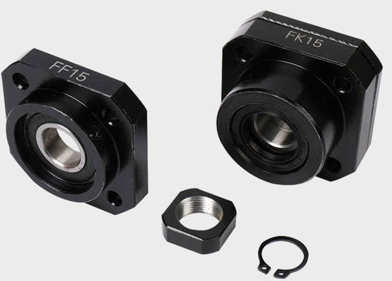 FF / FK Support Unit Black Ball Screw Supports For Diverse Industrial Application