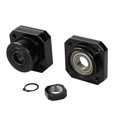 FF / FK Support Unit Black Ball Screw Supports For Diverse Industrial Application