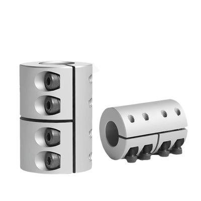 Aluminum Shaft Coupler Stable Power Transmission Rigid Coupling Efficient